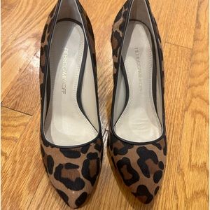 Rebecca Minkoff leopard print pumps